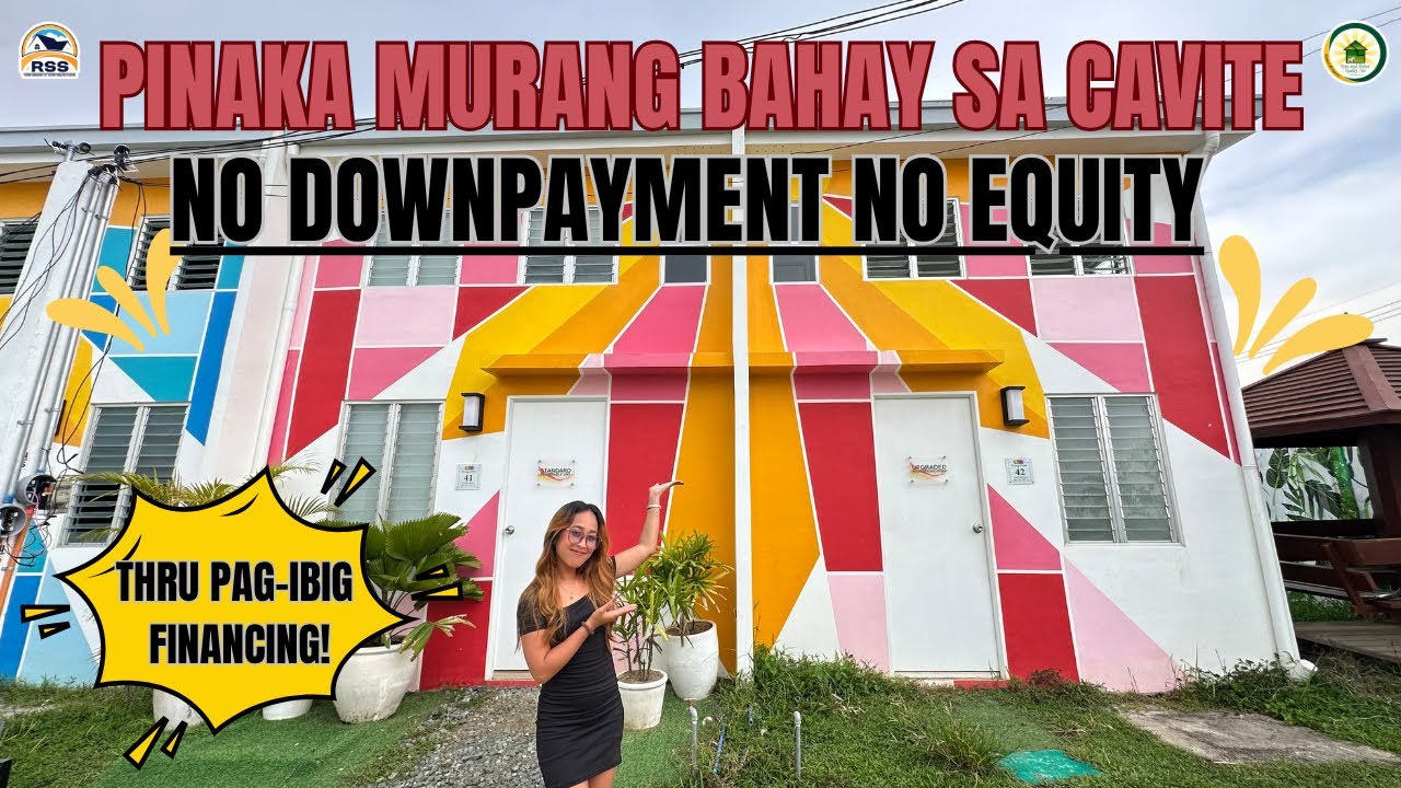 PINAKAMURANG BAHAY SA CAVITE NA NO DOWNPAYMENT AT NO EQUITY?!