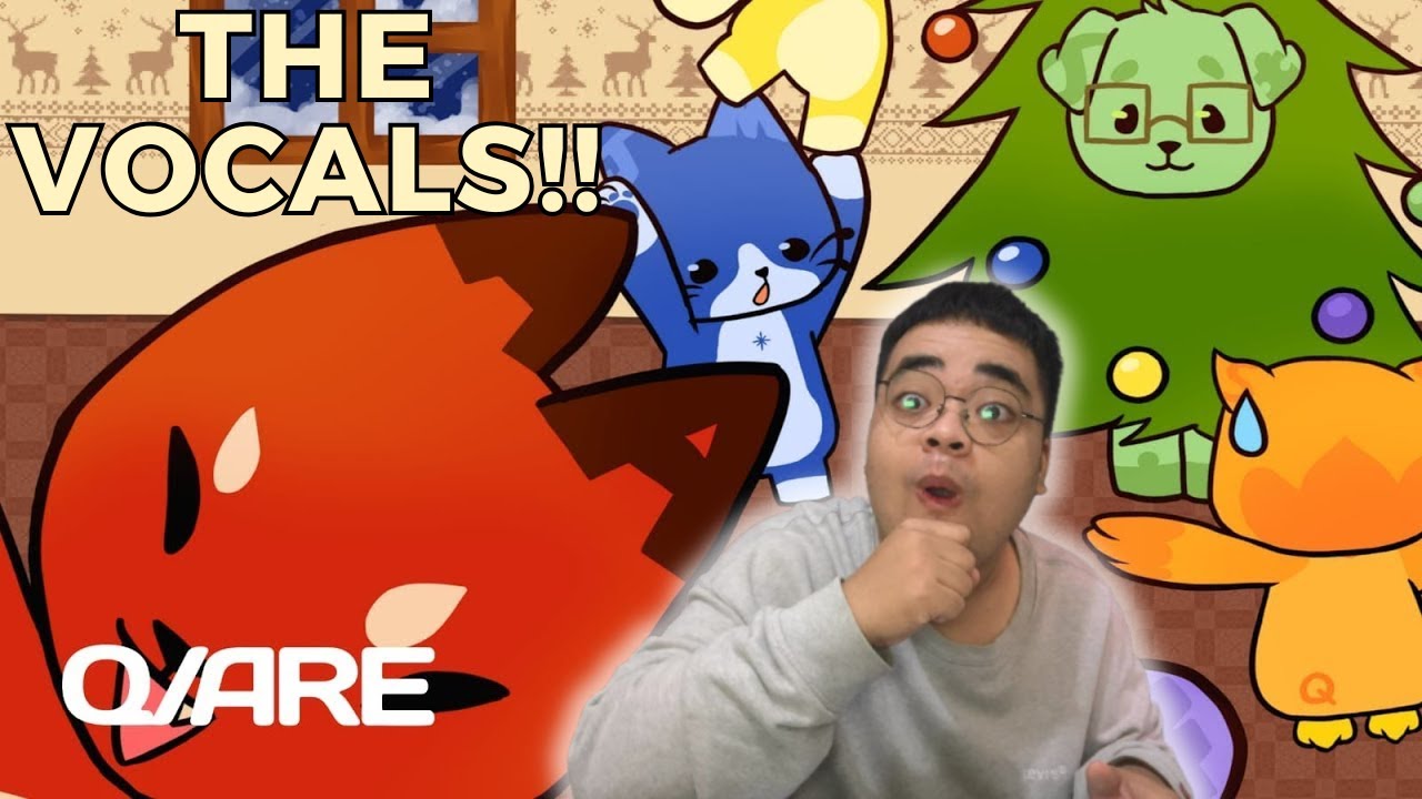 Q_ARE 'Amor de Navidad' Official Visualizer REACTION