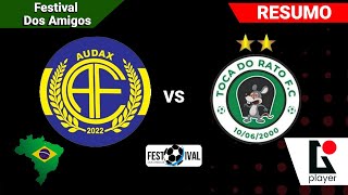 Audax (0) - (4) Toca do Rato | Florianópolis - Brasil | Resumo | GoPlayer