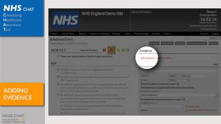 NHSE CHAT Adding Evidence