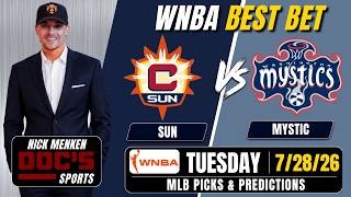 Sun vs Mystics WNBA Best Bet WNBA Picks and Prediction 7/28/26 | Nick Menken