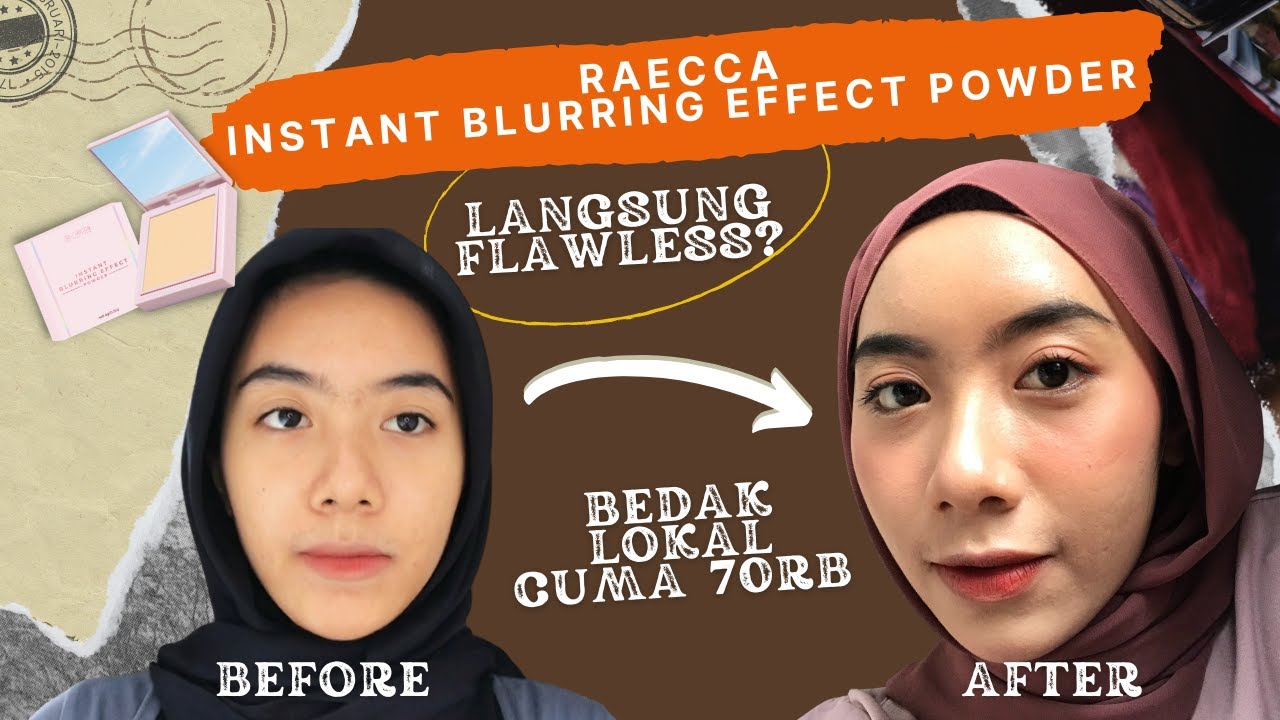 Harga Powder Raecca TES + REVIEW 6 JAM RAECCA INSTANT BLURRING EFFECT POWDER BEDAK LOKAL ...