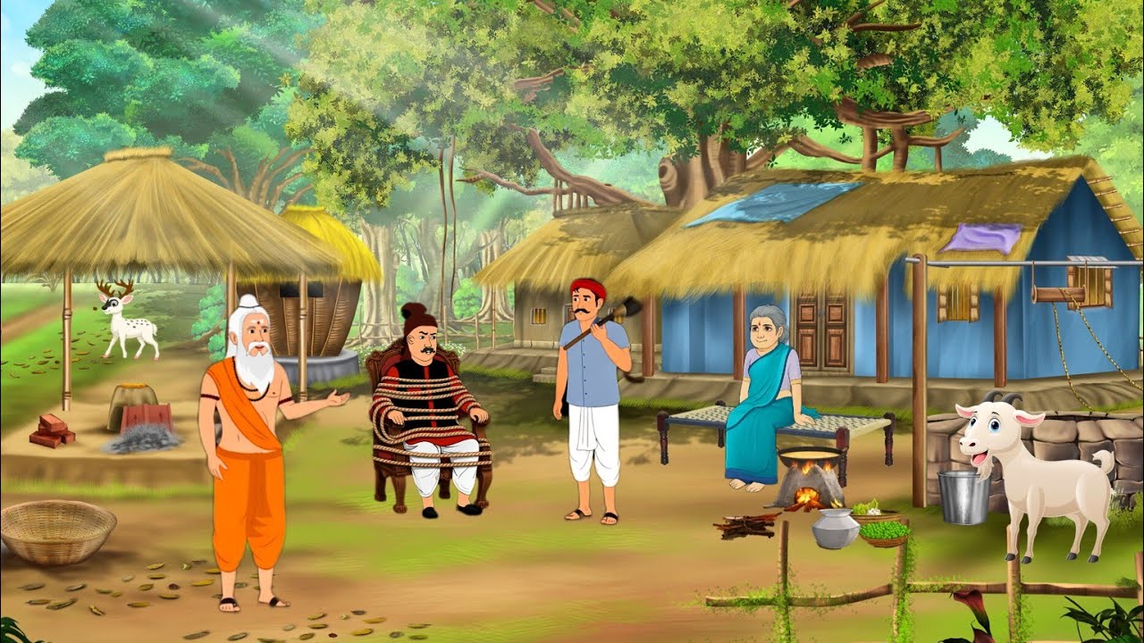 गरीब मां का चतुर बेटा और धोखेबाज ठाकुर | Hindi kahani | Moral stories | kahaniyan | Cartoon story