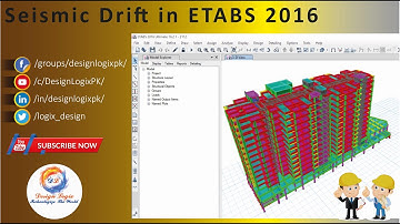 How to check seismic drift in ETABS 2016 using UBC 97 code