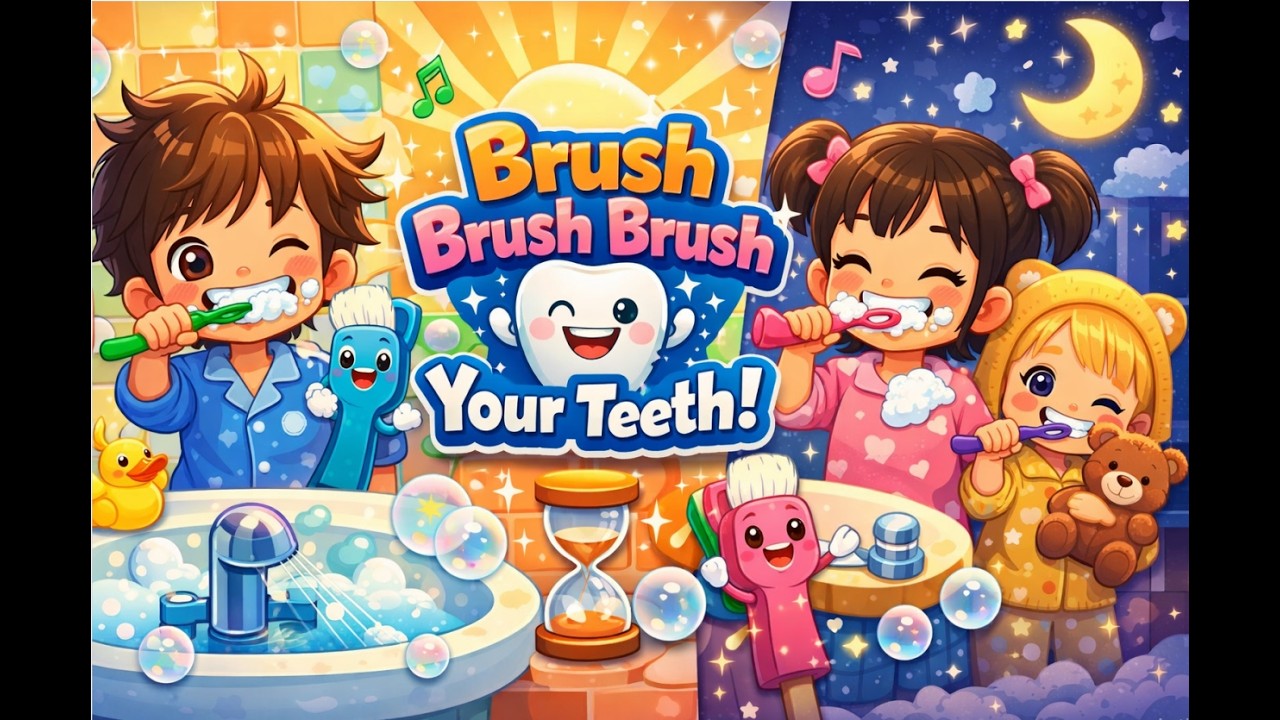 Brush Your Teeth Song for Kids 🪥 | Fun Toddler Teeth Brushing Song ...
