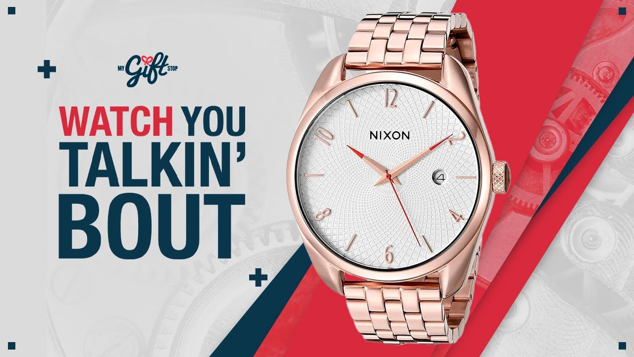 Nixon A4182183 Bullet Women's Quartz Watch Review - YouTube
