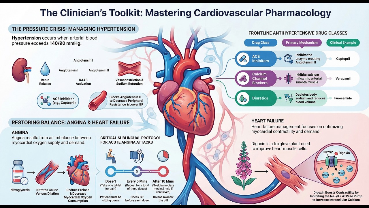 Simple Pharmacology For Nursing and Applied Health Sciences (6): CVS