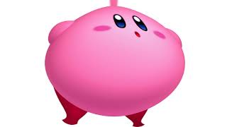 Kirby's voice but pitched down so he sounds like a grown man