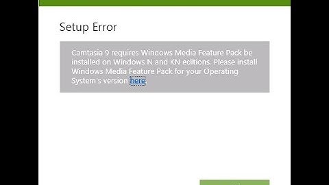 حل مشكله عدم تثبيت برنامج camtasia studio 9