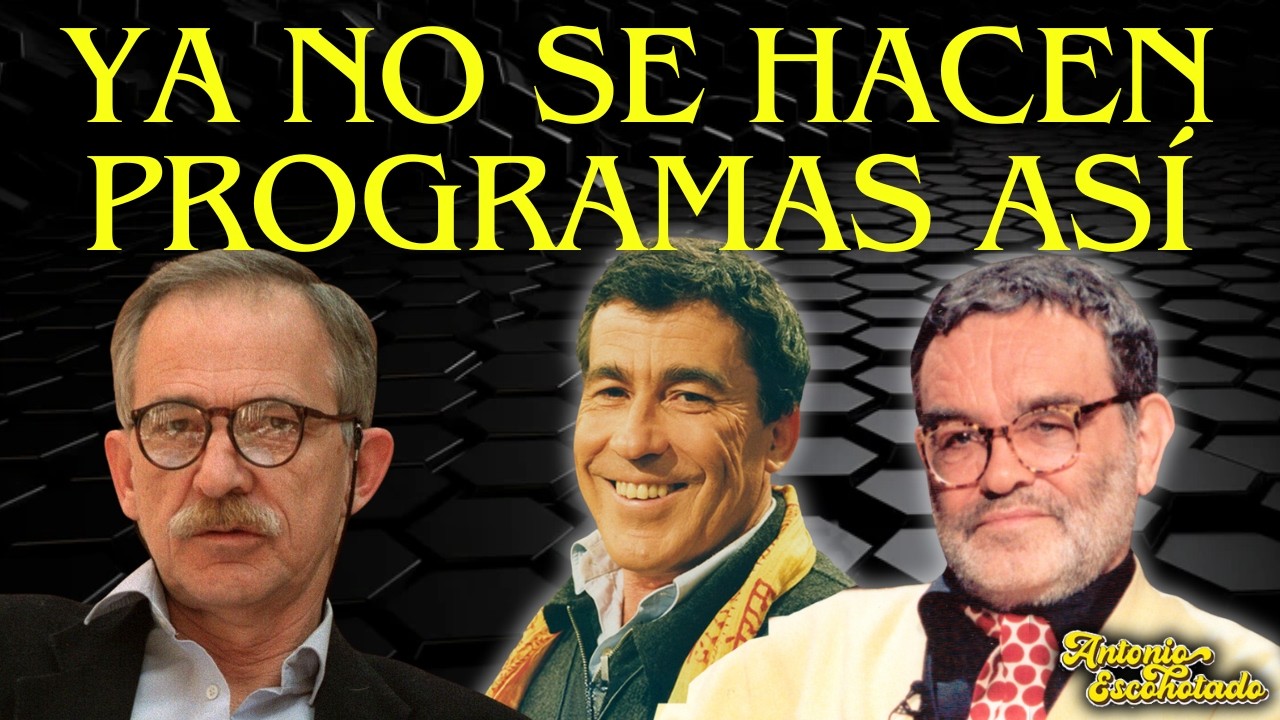 Mítico debate en TVE con un Arrabal desatado delante de Dragó, Racionero y Escohotado, entre otros