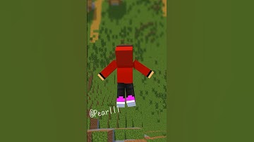 JJ Falling - minecfaft animation ［maizen mikey and JJ］#shorts