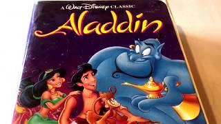 Aladdin Walt Disney Animated Cartoon Vhs Movie Collection
