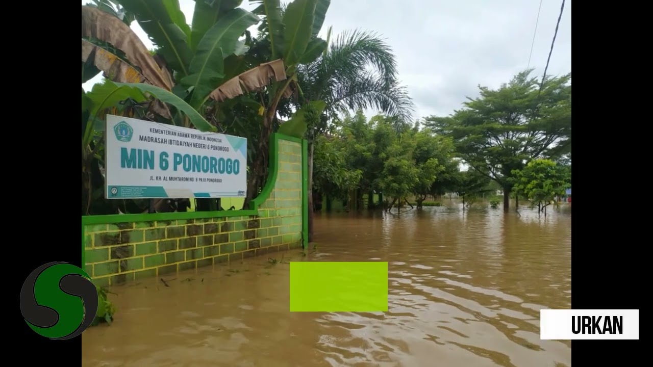 MIN 6 Ponorogo Terendam Banjir