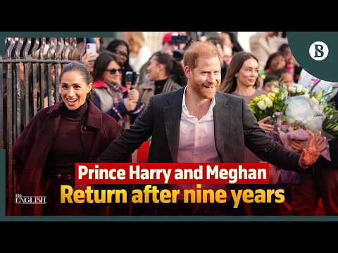 Prince Harry and Meghan Markle make first joint appearance in Nottingham since returning to UK
