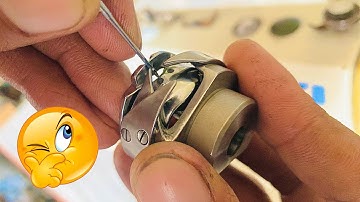 If the machine is breaking or the stitching is not going right, then watch the video.