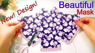 Very😷 Easy Beautiful 3D Mask Diy Breathable Face Mask Easy Pattern Sewing Tutorial |How to Make Mask