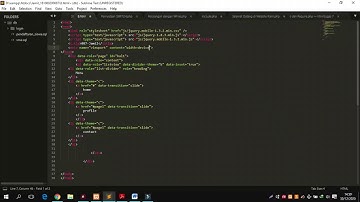 Praktikum Pemrograman Berbasis Web  "Desain Web Mobile dengan jQuery Mobile" 5 menit akhir