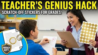 Teacher's Genius Hack: Scratch-Off Stickers Keep Student Grades Private screenshot 5