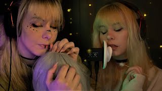 ASMR | 200% cozy - layered Ear Cleaning, Deep Breathing & Whispering, Head Scratching