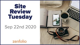 👨‍💻 Site Review Tuesday - September 22, 2020 - SRT78 | Zenfolio