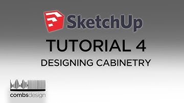 Sketchup Free Tutorial 4 // Cabinetry Build