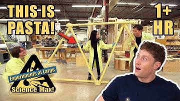 CRAZY EXPERIMENTS | Maxing Out a Pasta Bridge | Full Episodes | Science Max