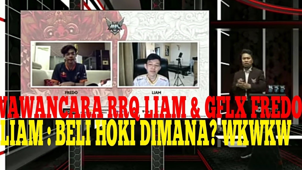 WAWANCARA RRQ LIAM & GFLX FREDO "BELI HOKI DIMANA" WKWK