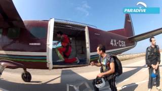 Beth's Skydive in Israel