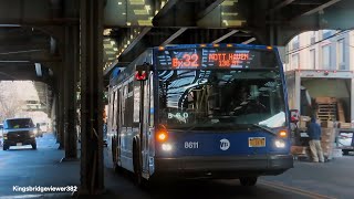 MTA New York City Bus: 2019 Nova Bus LFS 8611 (Ex Yukon) on the Bx32 Bus.