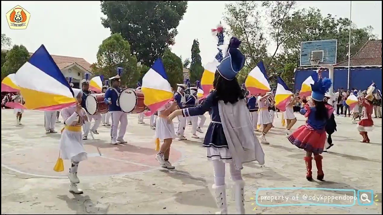 Penampilan Drum Band Gita Bahana SD YKPP Pendopo dalam memeriahkan Kegiatan Dies Natalies SMA N 2 🤗