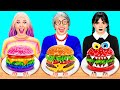 Wednesday vs Grandma Cooking Challenge | Easy Secret Hacks and Gadgets by Fun Challenge