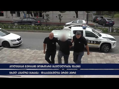 პოლიციამ გურიაში მომხდარი მკვლელობის ფაქტი ცხელ კვალზე გახსნა - დაკავებულია ერთი პირი