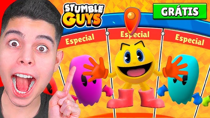 CONSEGUI JOGAR NO NOVO MAPA LAVA LAND DO STUMBLE GUYS 