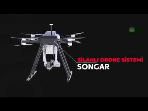 Turkish Made Drone Becomes Flying Machine Gun "SONGAR"