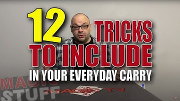 12 Awesome Tricks To Include In Your Everyday Carry | Magic Stuff With Craig Petty