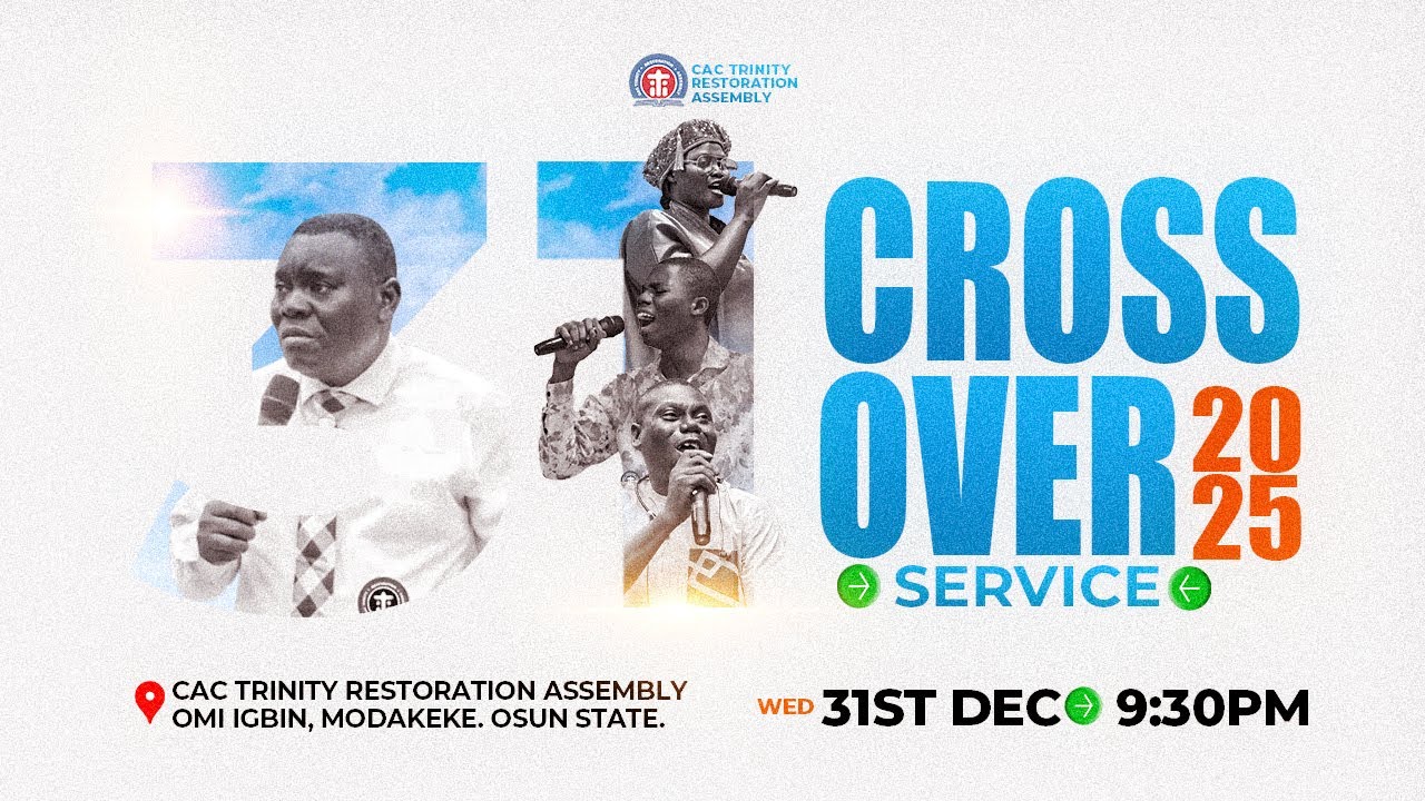 DECEMBER 31ST CROSS OVER SERVICE || 31 || 12 || 2025 - YouTube