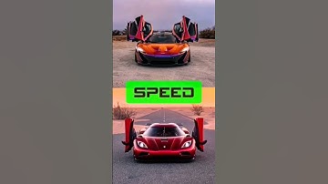 McLaren P1 vs Koenigsegg Agera RS🔥| #shorts #trending