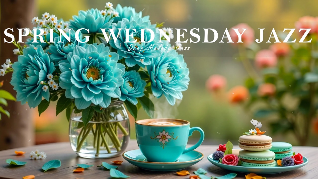 Уютный весенний джаз в среду ☕ мягкая босса-нова для утренней атмосферы кафе