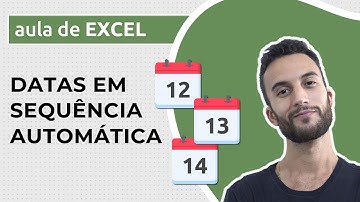 Como criar DATAS EM SEQUÊNCIA no EXCEL (16 métodos + dicas)