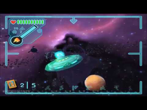 Disneyu0027s Chicken Little Walkthrough Part 8 - Space Simulator