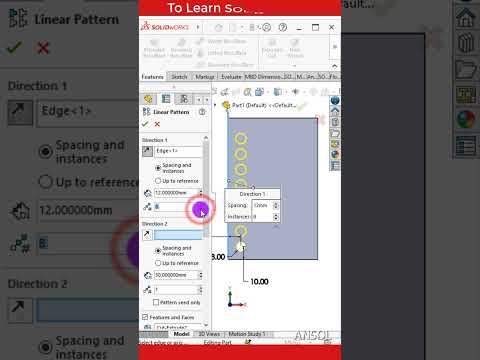Solidworks Linear Pattern with Instances to Skip Option