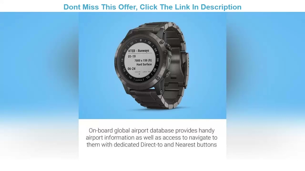 Hottest Garmin D2 Delta PX, GPS Pilot Watch with Pulse Ox Sensor, Includes Smartwatch Features, Hea