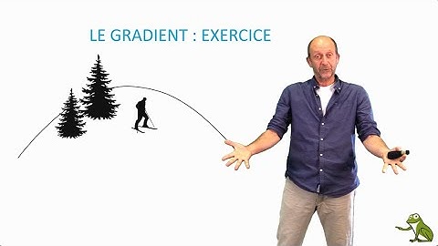 Le gradient : exercice