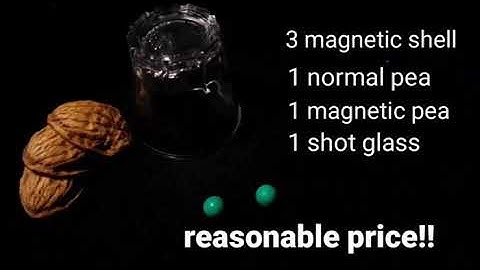 SJ Deluxe Magnetic Three Shell Game by Tek Magic