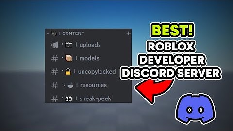 Best discord server for roblox developer