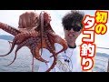 ホテルか、野宿か!?初のタコ船釣りで宿泊地を賭けた釣り対決!