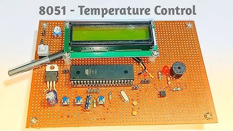 Temperature Controller Using 8051 Microcontroller | Interfacing Of Temperature Sensor With 8051