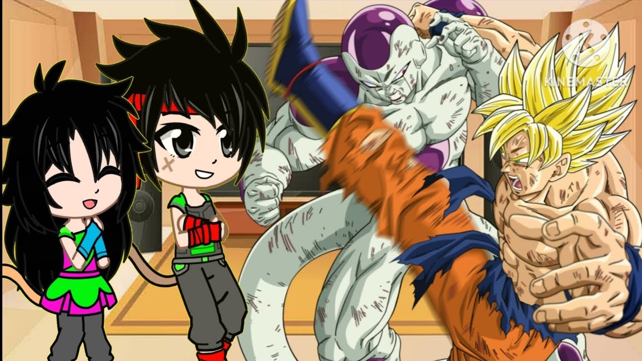 bardock y gine reacciónan a goku vs freezer (apoyo MiguelGacha) gacha club 😎😎😎