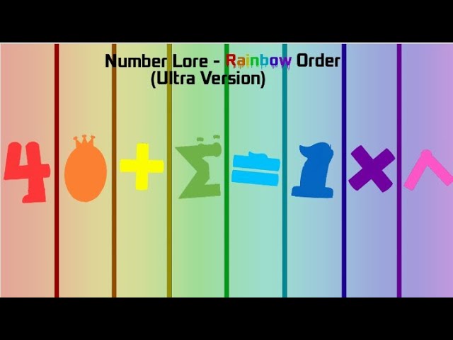 Number Lore 5 - 6 (five and six) #numberlore #roblox #fy #rainbowfrien