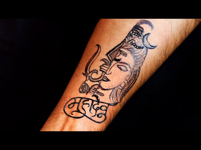 ORDERSHOCK Mahadev And Kedarnath Tattoo Temporary Tattoo Stickers For Male  And Female Fake Tattoo Sticker Tattoo body Art : Amazon.in: Beauty